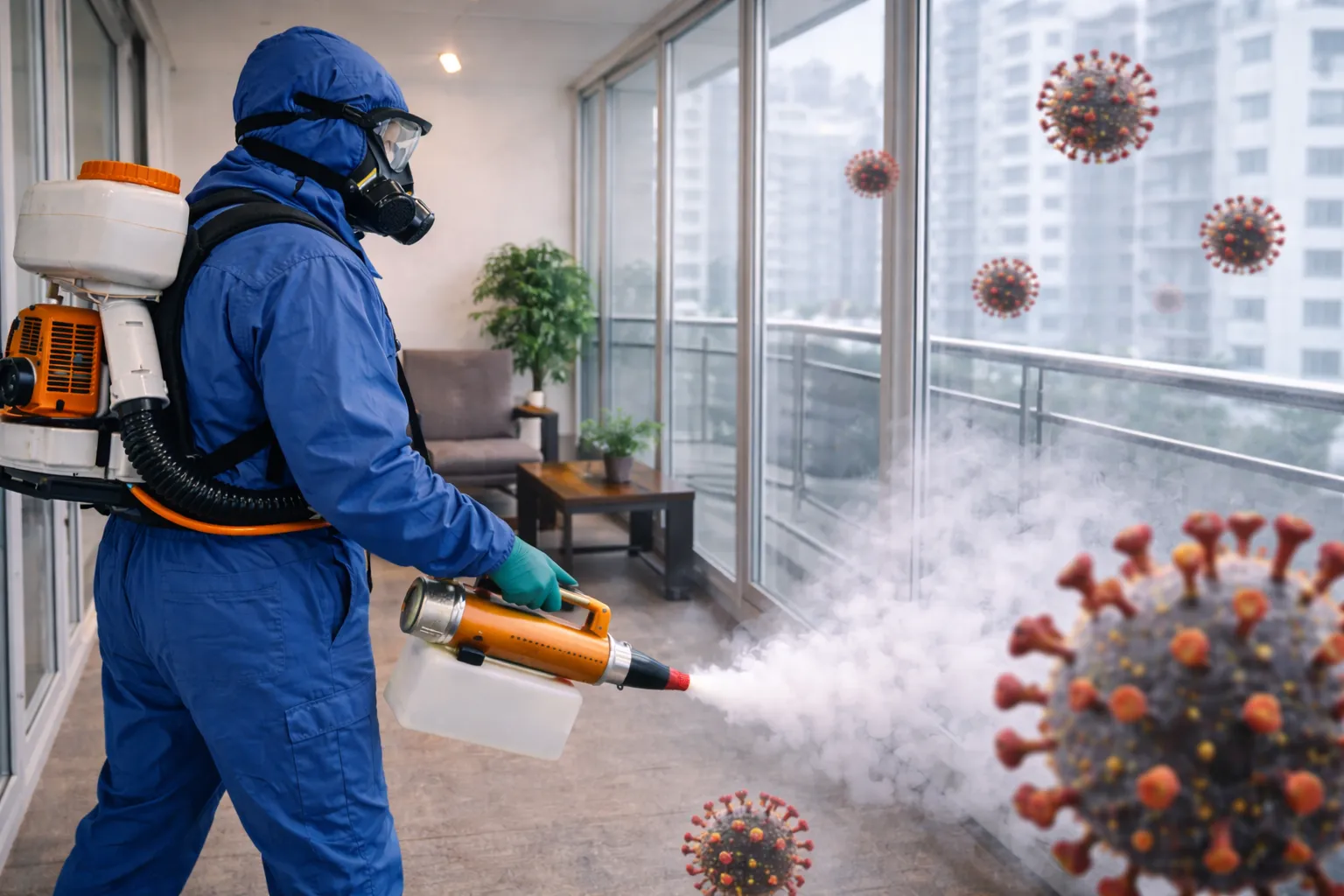 Дезинфекция от коронавируса без очереди