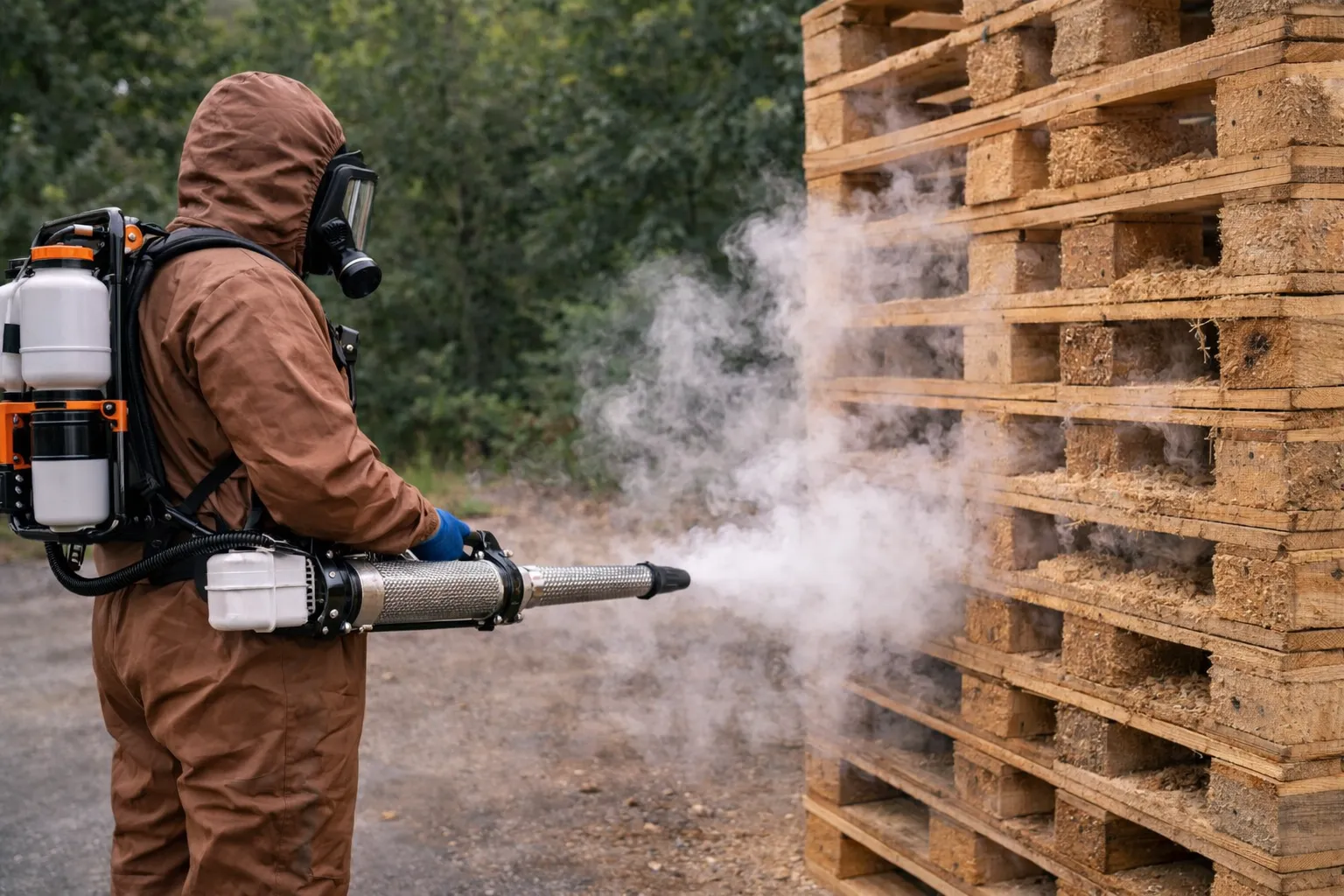 фумигация поддонов качественно 