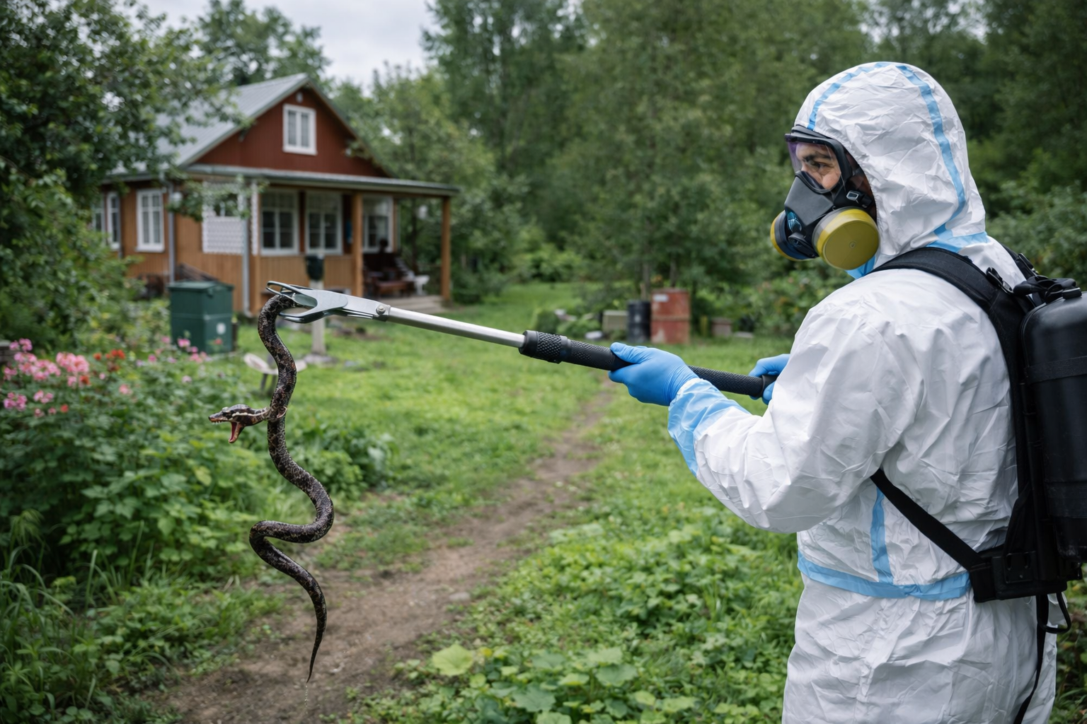 уничтожение змей по демократичной цене